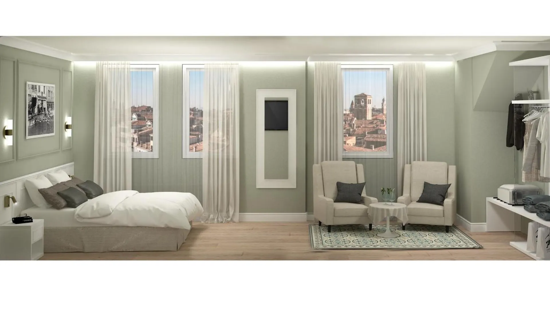 Hotel Guerrini Venedik 2*,